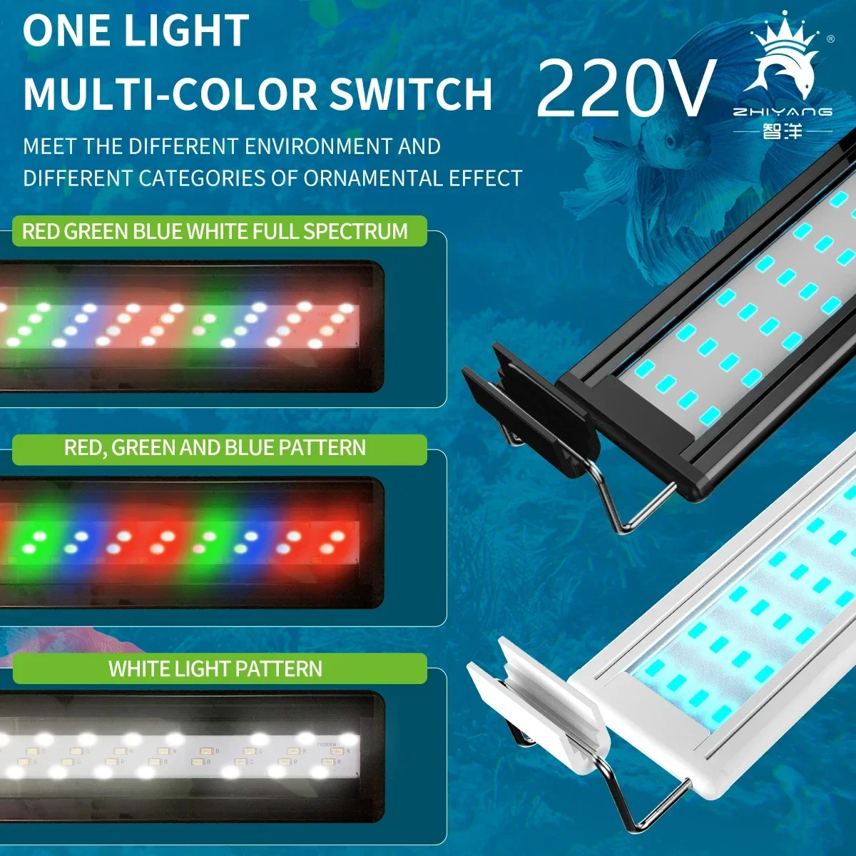 Aquarium Led Light - 220 В светильник для аквариума, светодиодная