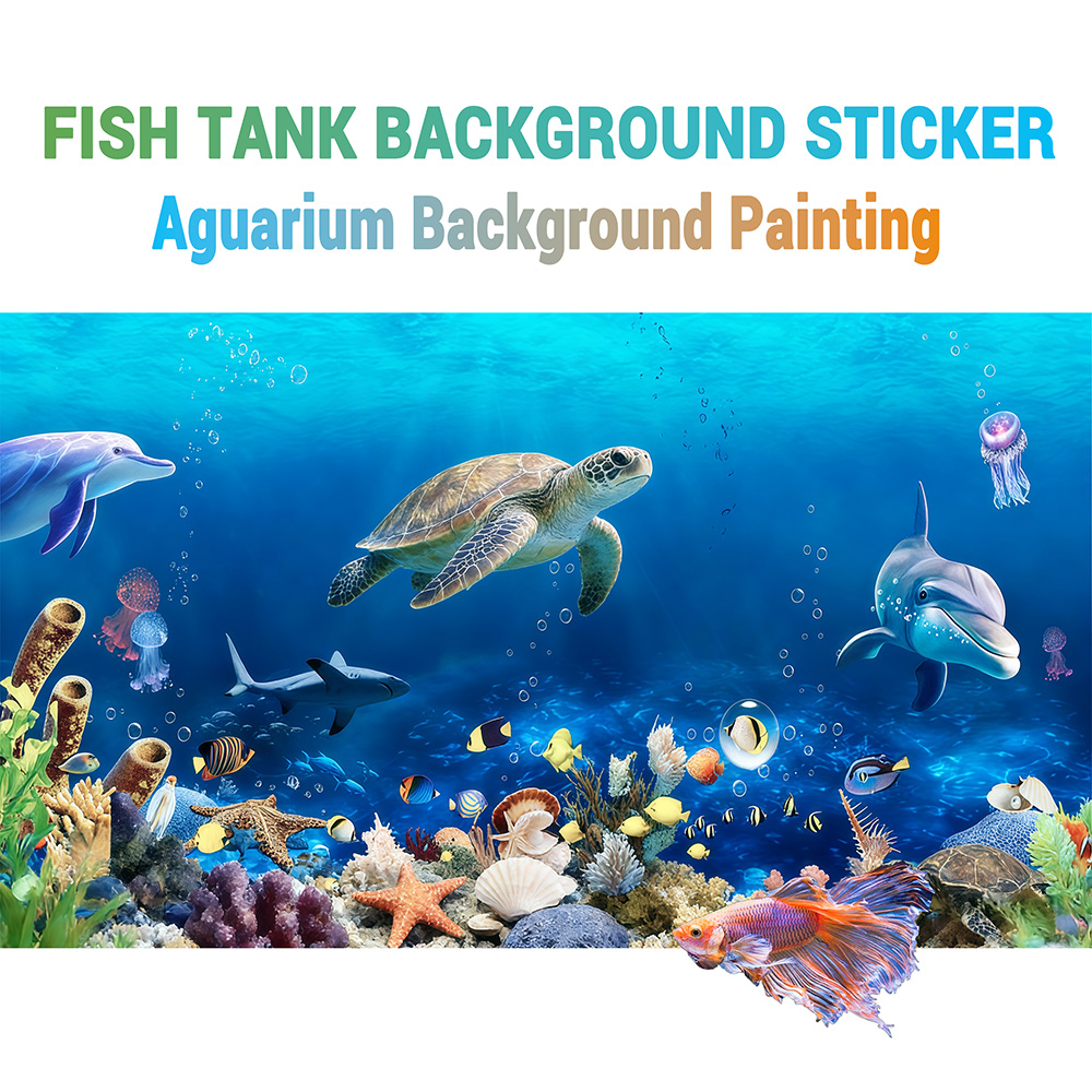 Aquarium Fish Dolphin - Фон для аквариума, фон для рыбьего