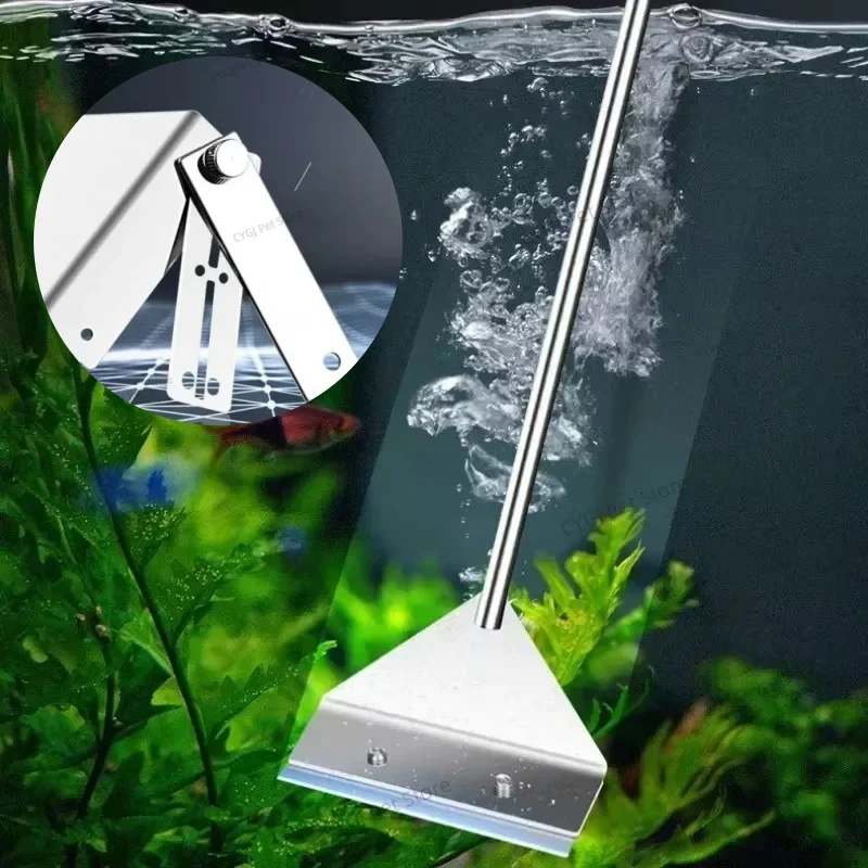 Aquarium Fish Maintenance - Инструмент для чистки аквариума, плоский песок,