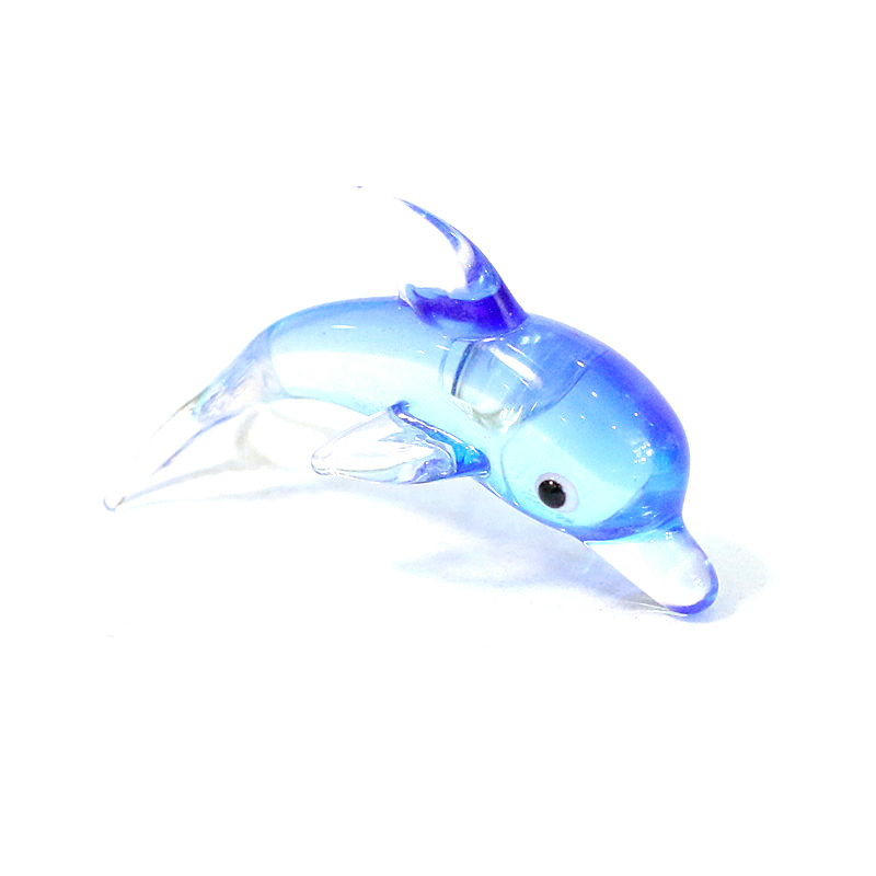 Aquarium Fish Dolphin - Миниатюрная фигурка дельфина из муранского стекла,