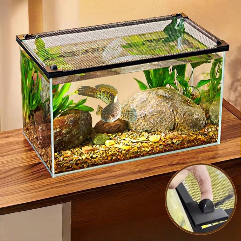Aquarium Fish Jumping - Прочная магнитная крышка для аквариума, простая