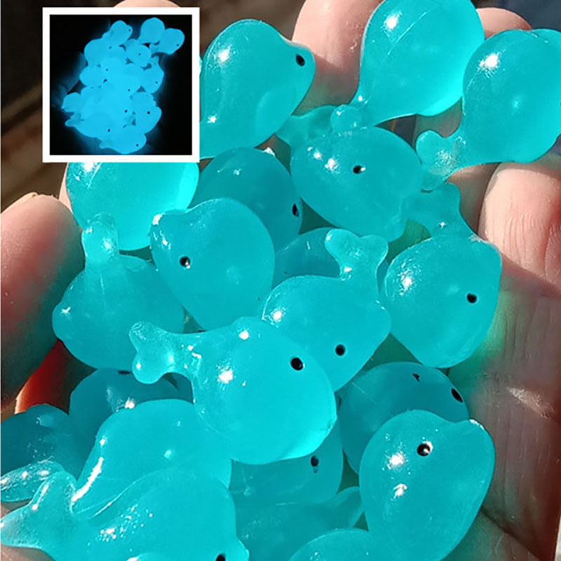 Aquarium Fish Dolphin - 20 шт., светящиеся камни в виде