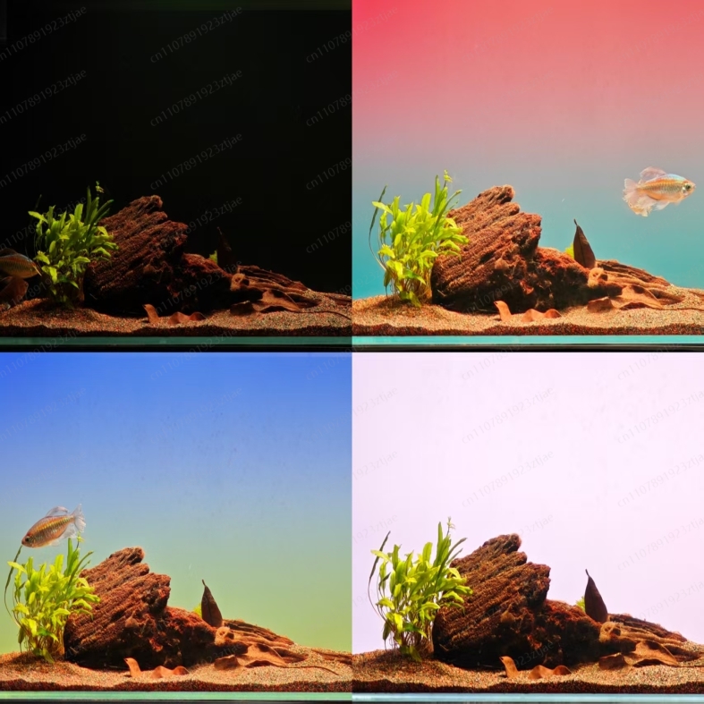 Aquarium Led Light - Черная акриловая фоновая световая панель для