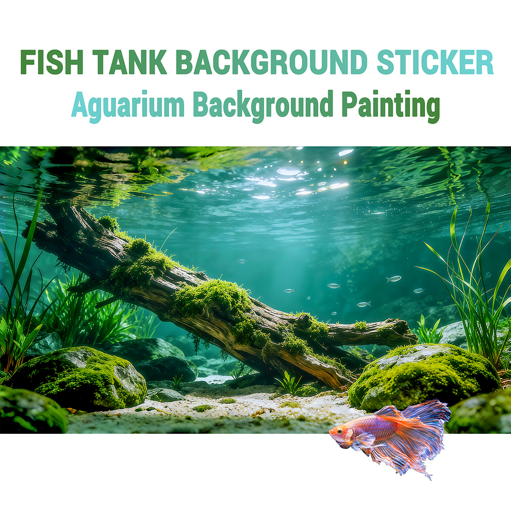 Aquarium Fish Games - Декоративные наклейки для аквариума: плавучие коряги