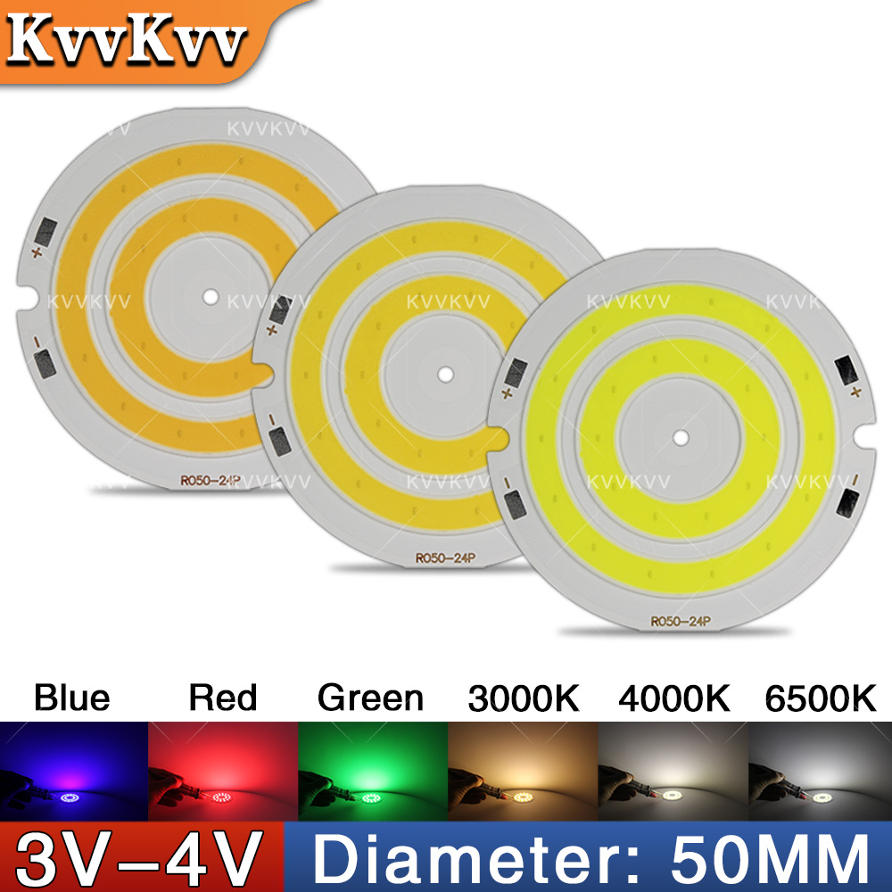 Aquarium Led Light - 3V 4V Круглая светодиодная лампа COB