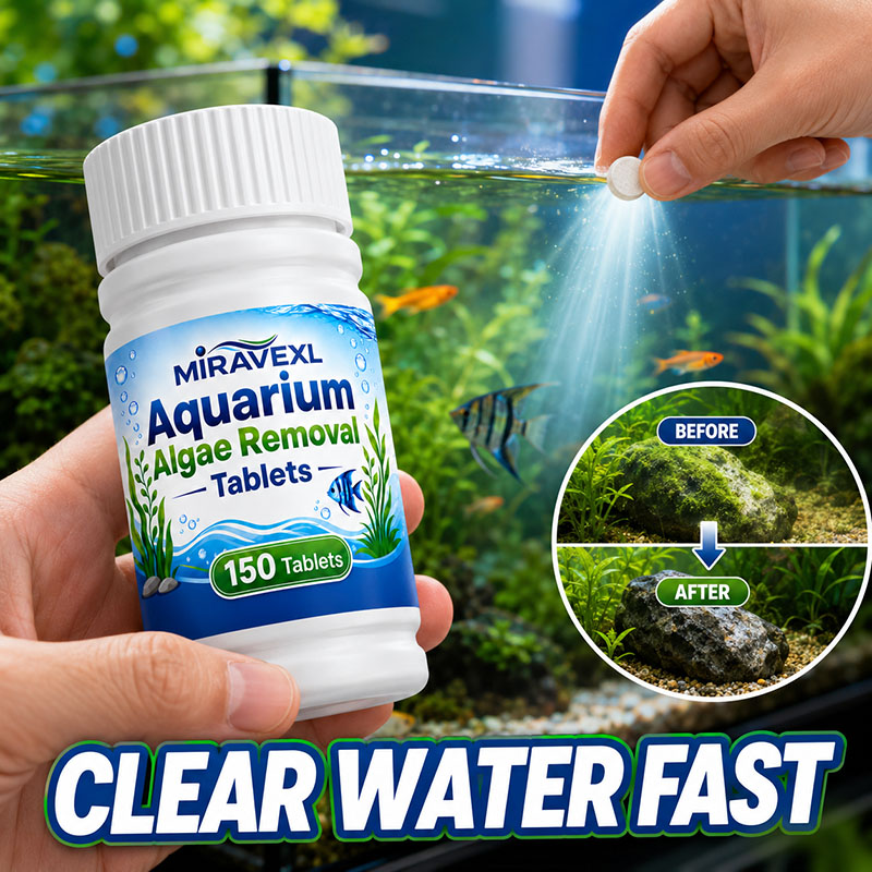 Aquarium Fish Maintenance - Таблетки MIRAVEXL 150 для удаления водорослей