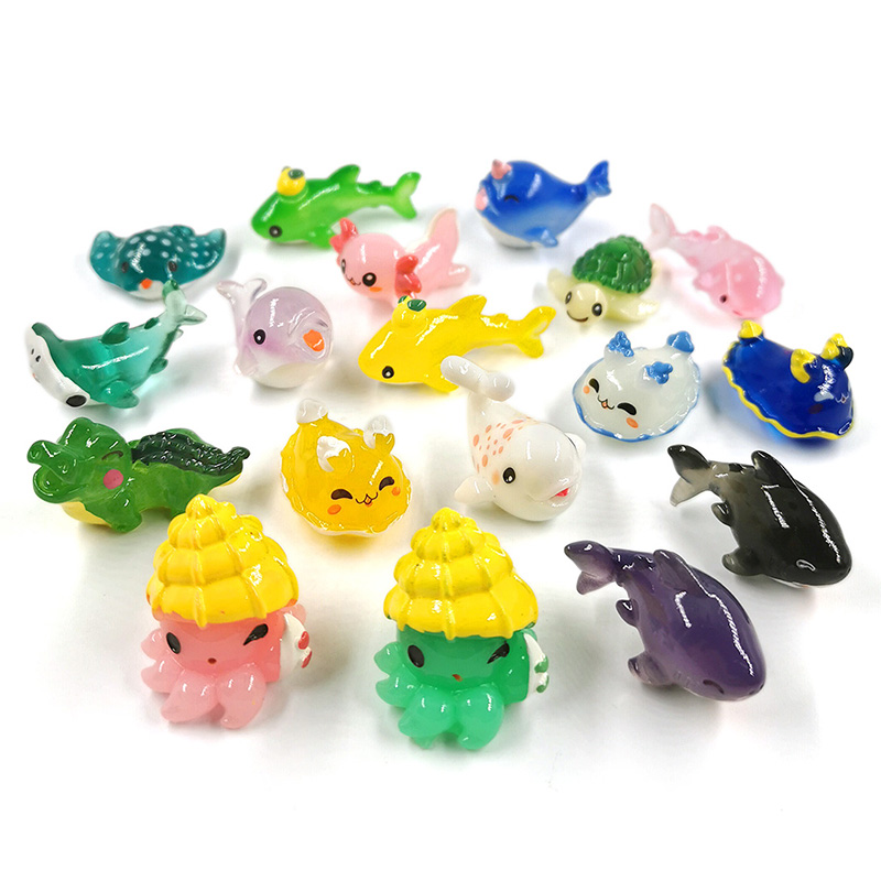 Aquarium Fish Dolphin - 10 шт., фигурка акулы, кита, черепахи,