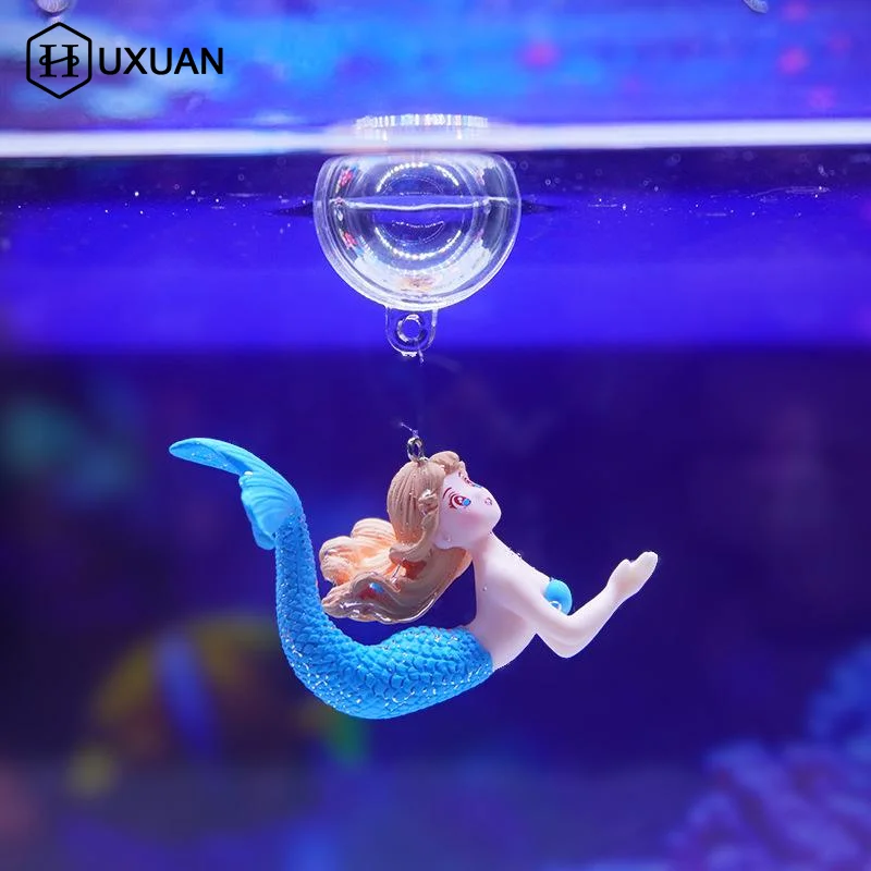 Aquarium Fish Beautiful - 2 шт., подвесная фигурка русалки для