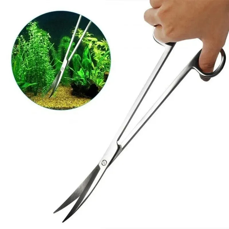 Aquarium Fish Maintenance - Ножницы для аквариума, удлиненный инструмент для