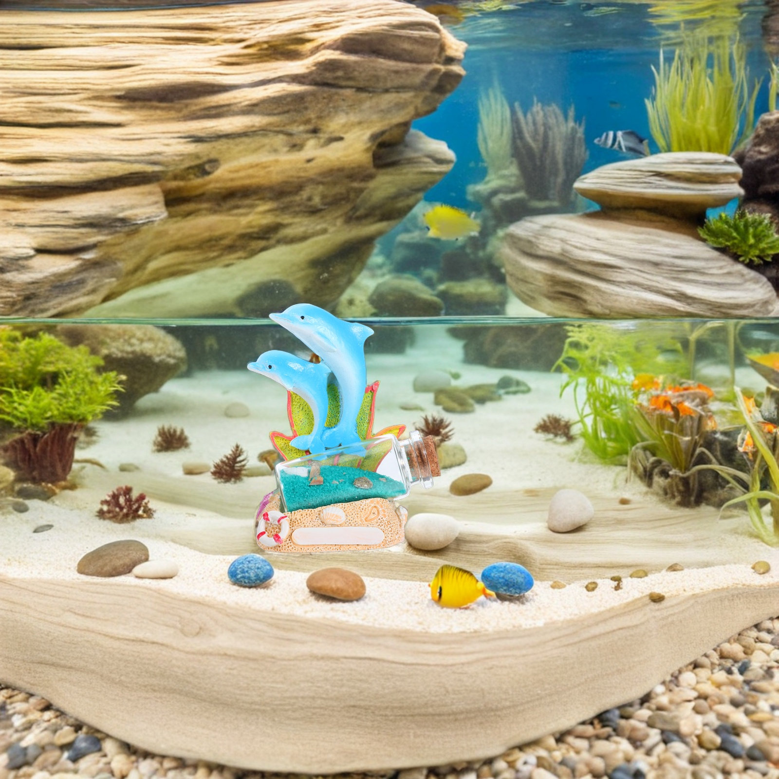 Скульптура дельфина, декоратив – обзор и цена Aquarium Fish Dolphin