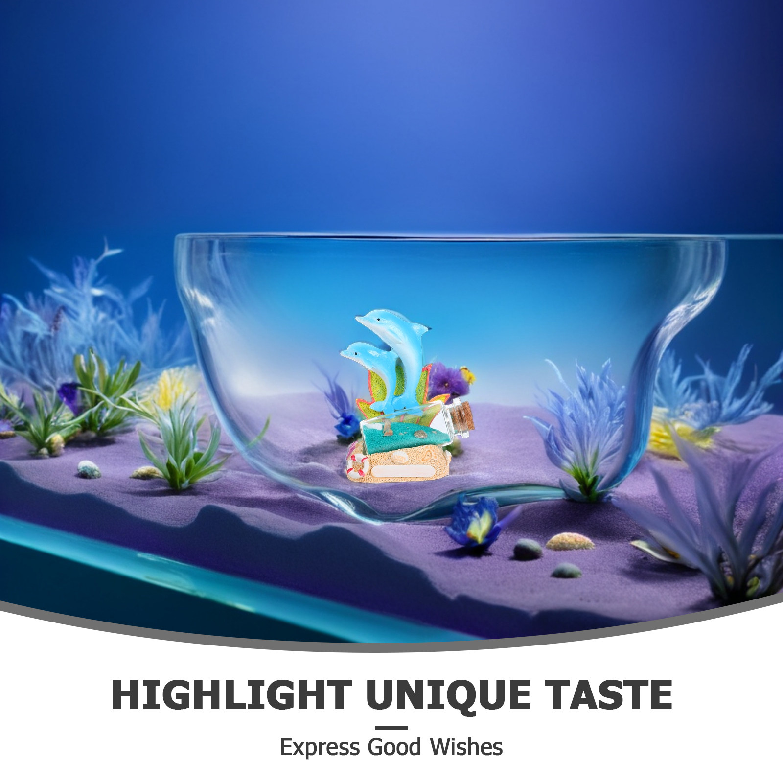 Скульптура дельфина, декоратив – обзор и цена Aquarium Fish Dolphin