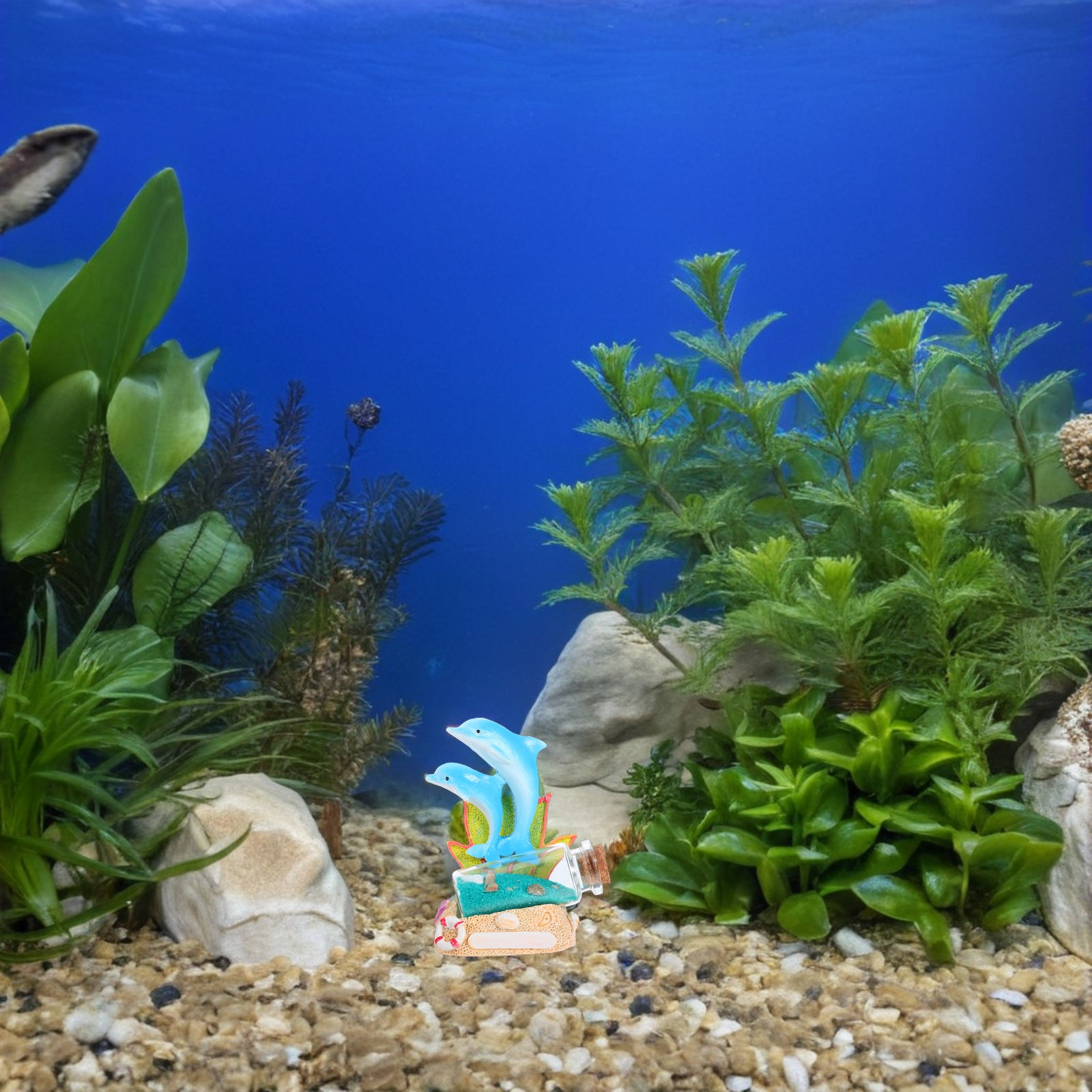 Скульптура дельфина, декоратив – обзор и цена Aquarium Fish Dolphin