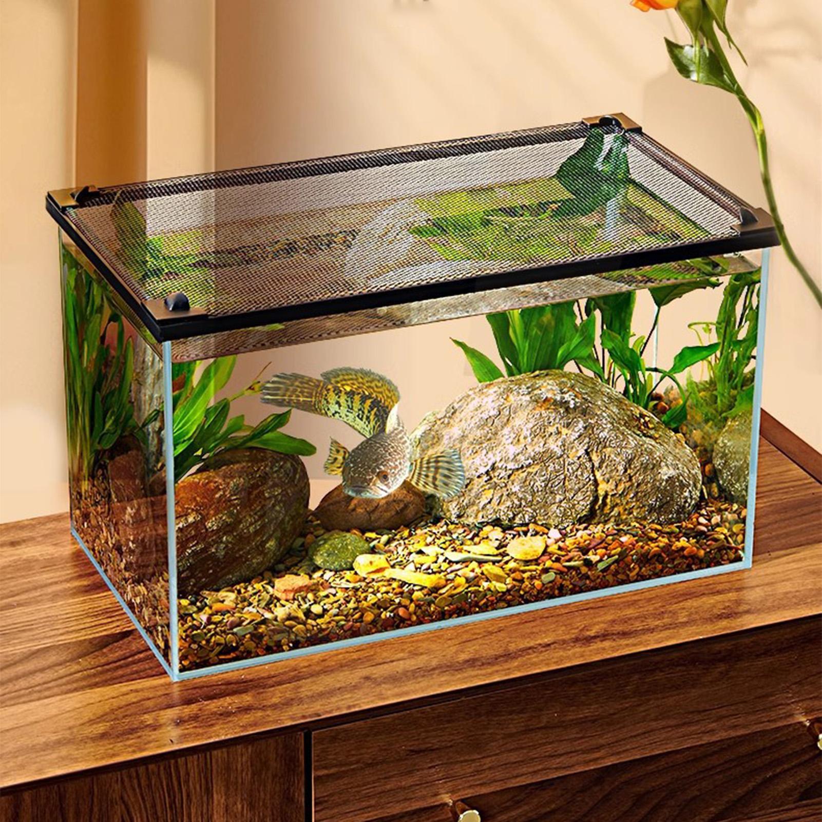 Прочная магнитная сетчатая кры – обзор и цена Aquarium Fish Jumping
